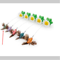 HKM-410003 Electric Rotating Butterfly and Bird Flower Pet Toy with Remote Control