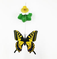 HKM-410003 Electric Rotating Butterfly and Bird Flower Pet Toy with Remote Control