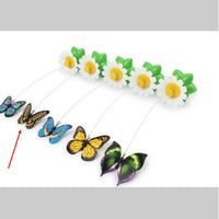 HKM-410003 Electric Rotating Butterfly and Bird Flower Pet Toy with Remote Control