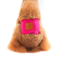 HKM-991635 Pet Male Dog Physiological Safety Pants - Solid Color Cotton, Polite Anti-Harassment Design