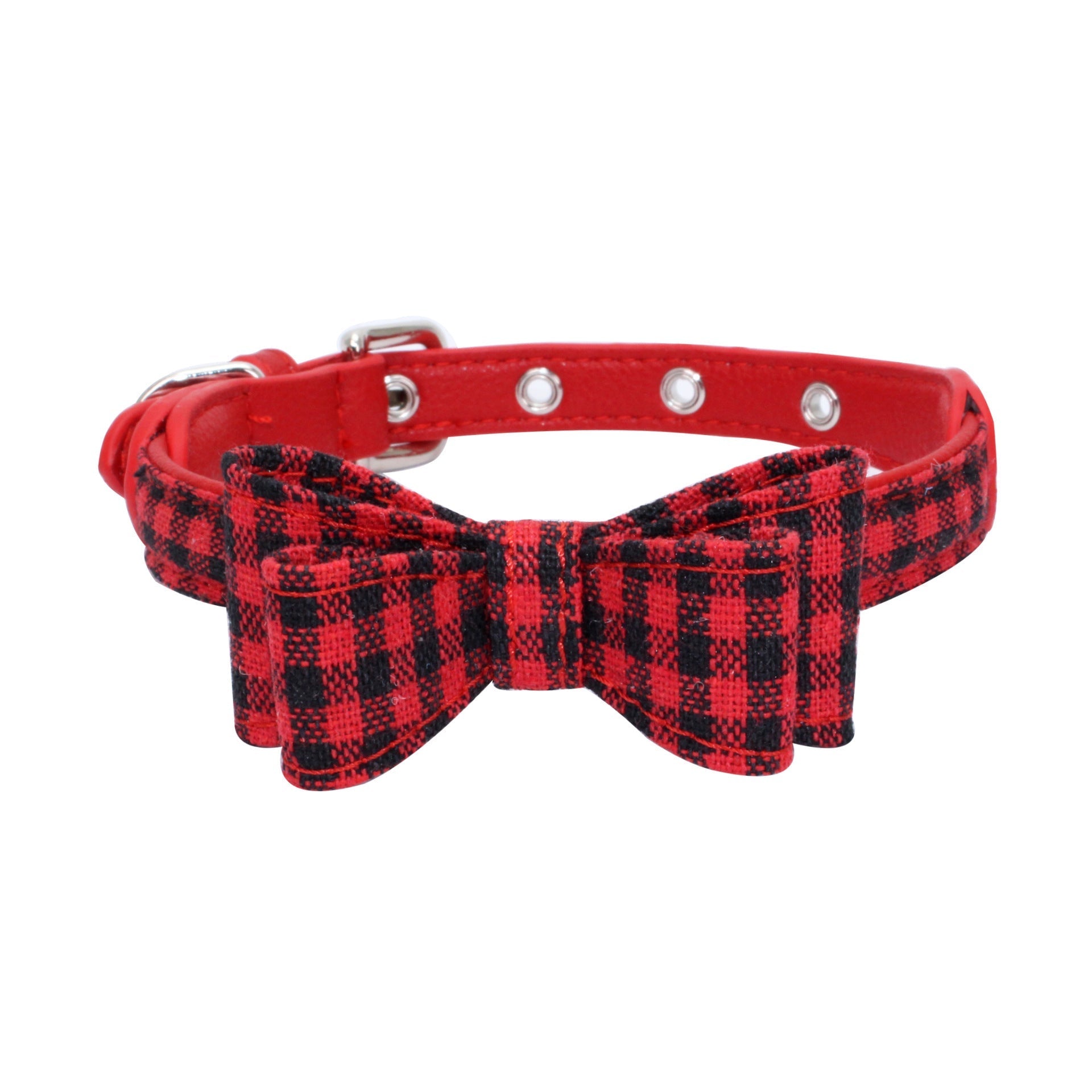 HKM-837651 Leather Pet Collar with Scalable Design, Available in Multiple Sizes (XS, S, M)