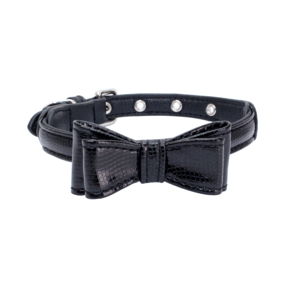HKM-837651 Leather Pet Collar with Scalable Design, Available in Multiple Sizes (XS, S, M)