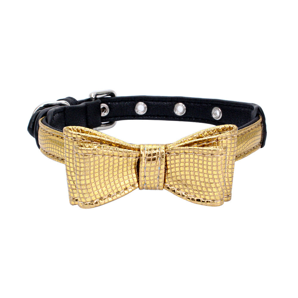 HKM-837651 Leather Pet Collar with Scalable Design, Available in Multiple Sizes (XS, S, M)