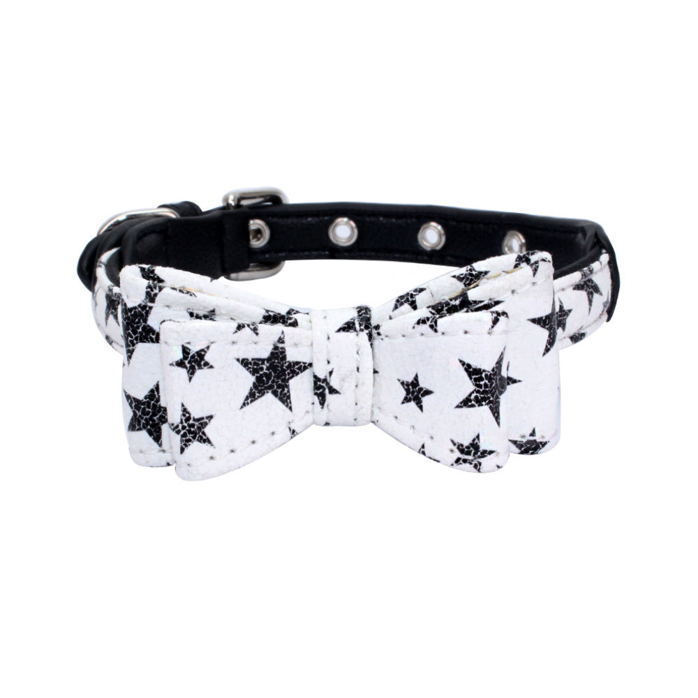 HKM-837651 Leather Pet Collar with Scalable Design, Available in Multiple Sizes (XS, S, M)
