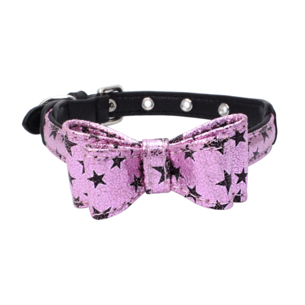 HKM-837651 Leather Pet Collar with Scalable Design, Available in Multiple Sizes (XS, S, M)