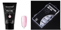 HKM-054611 Crystal Extension Glue Kit with 100 Scaled Nail Crystals and Accessories