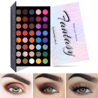HKM-735571 40-Color Earth Tone Eye Shadow Palette with Brown, Sky Blue, and Pumpkin Orange Shades
