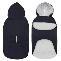 HKM-957715 Waterproof Large Dog Raincoat with Soft Mesh Polyester, Available in Red and Black, Sizes S to 5XL