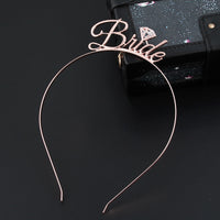 HKM-372179 Elegant Alloy Headband for Brides and Bridesmaids - European & American Style Hair Crown