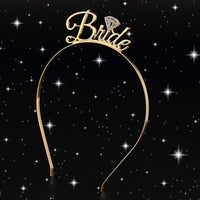 HKM-372179 Elegant Alloy Headband for Brides and Bridesmaids - European & American Style Hair Crown