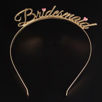 HKM-372179 Elegant Alloy Headband for Brides and Bridesmaids - European & American Style Hair Crown