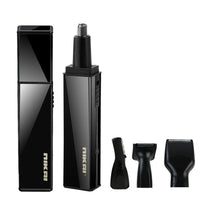 HKM-333651 Rechargeable Black Multifunctional Razor with Alternative Head and Waterproof Design