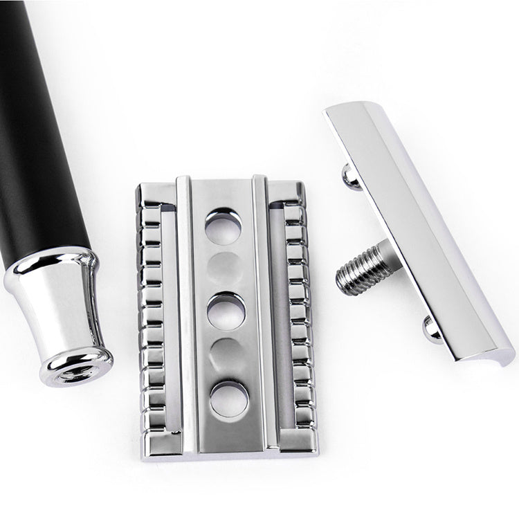 HKM-873235 Manual Stainless Steel Razor for Men – Simple Modern Design, 44 x 25 x 100 mm