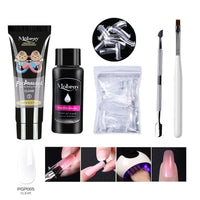 HKM-020691 Nail Enhancement Crystal Extension Glue Kit - 15ml for UV Gel, Acrylic, and Natural Nails