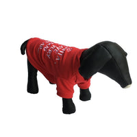 HKM-961491 Cozy Red Fleece Christmas Pet Sweater with Snowflakes