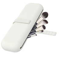 HKM-201427 Portable Multifunctional Makeup Storage Bag with 10 Brush Set in Various Colors