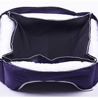HKM-381651 Removable and Washable Pet Nest in Nautical Theme: Rudder, Anchor, Compass Design