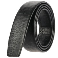 HKM-393875 Durable Automatic Leather Belt with Scratch-Resistant Edging