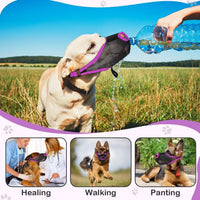 HKM-156051 Breathable Mesh Dog Muzzle for Barking and Biting Prevention