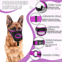 HKM-156051 Breathable Mesh Dog Muzzle for Barking and Biting Prevention