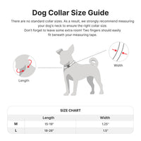 HKM-555731 Tactical Dog Collar with Handle - 1.25 In Wide, Padded Nylon with Quick-Release Clasp and Airtag Case
