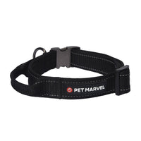 HKM-555731 Tactical Dog Collar with Handle - 1.25 In Wide, Padded Nylon with Quick-Release Clasp and Airtag Case