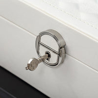 HKM-847379 European Style Large-Capacity Jewelry and Cosmetic Storage Box with Organizer Features