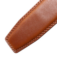 HKM-032275 Genuine Cowhide Leather Belt - No Buckle Design, Model LY35-3633