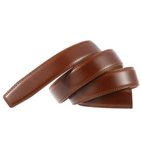 HKM-032275 Genuine Cowhide Leather Belt - No Buckle Design, Model LY35-3633