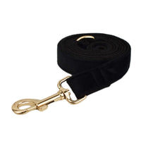 HKM-177171 Scalable Velvet Fabric Dog Collar Set with Bow, Flower, Vest, Leash & Poop Bag