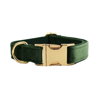 HKM-177171 Scalable Velvet Fabric Dog Collar Set with Bow, Flower, Vest, Leash & Poop Bag