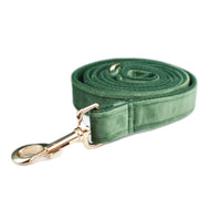 HKM-177171 Scalable Velvet Fabric Dog Collar Set with Bow, Flower, Vest, Leash & Poop Bag