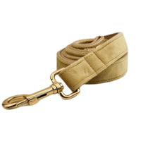 HKM-177171 Scalable Velvet Fabric Dog Collar Set with Bow, Flower, Vest, Leash & Poop Bag