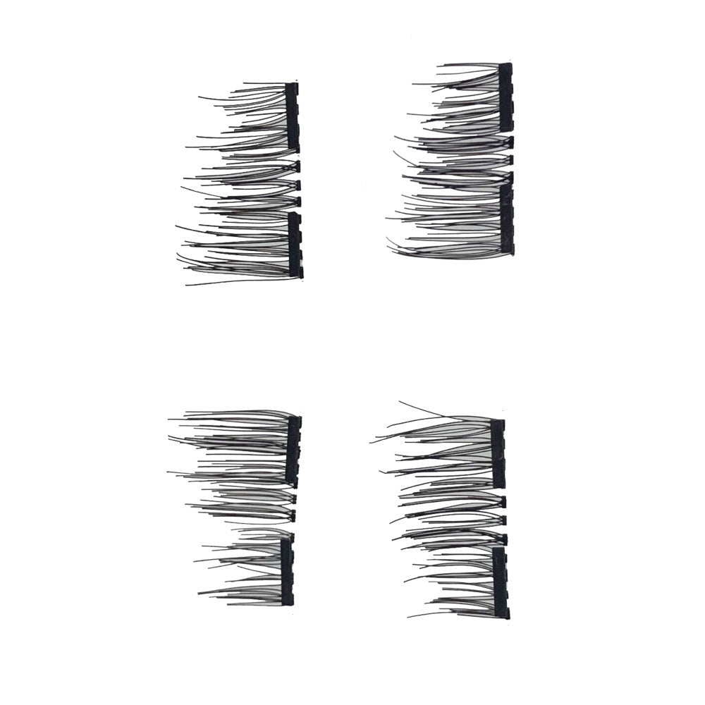 HKM-771475 Handmade Cotton Thread Stem Magnetic False Eyelashes