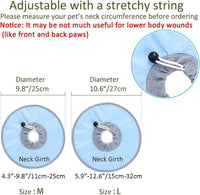 HKM-964435 Adjustable Waterproof Cat Recovery Collar for Post-Surgery Wound Protection - Lightweight Pet Cone Collar