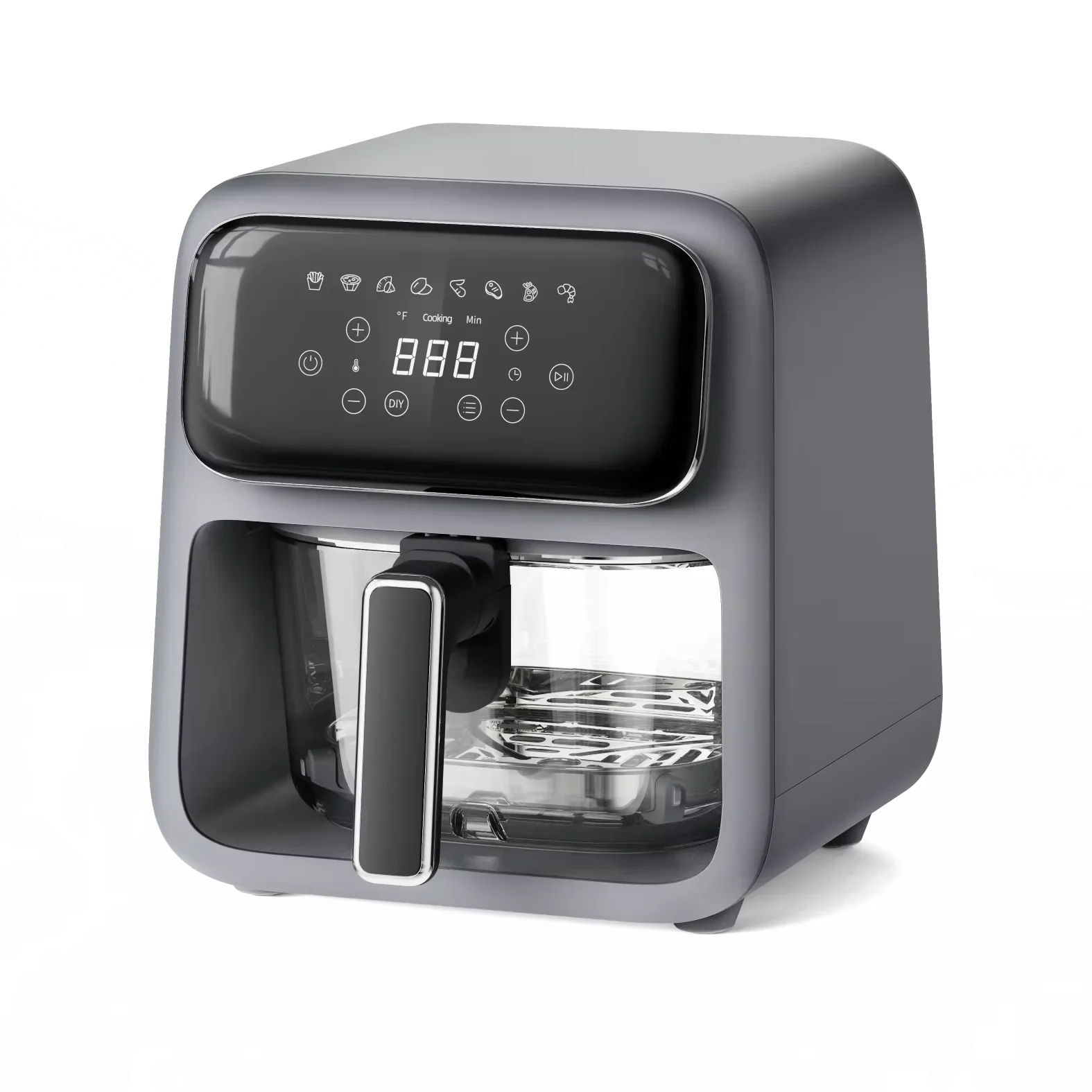 KTX-630867 Digital Touch Control Air Fryer for Healthy Cooking, 4L Capacity with Presets for French Fries and Chicken