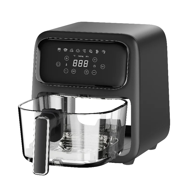 KTX-630867 Digital Touch Control Air Fryer for Healthy Cooking, 4L Capacity with Presets for French Fries and Chicken