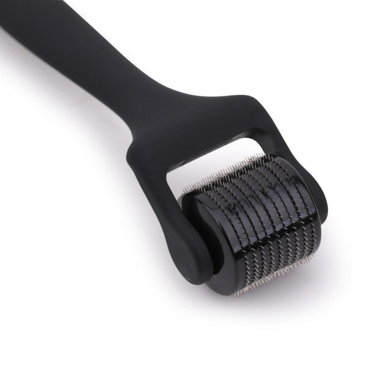 HKM-689491 Matte 540 Microneedle Roller with Rubber Oil Handle for Precision Skin Treatment