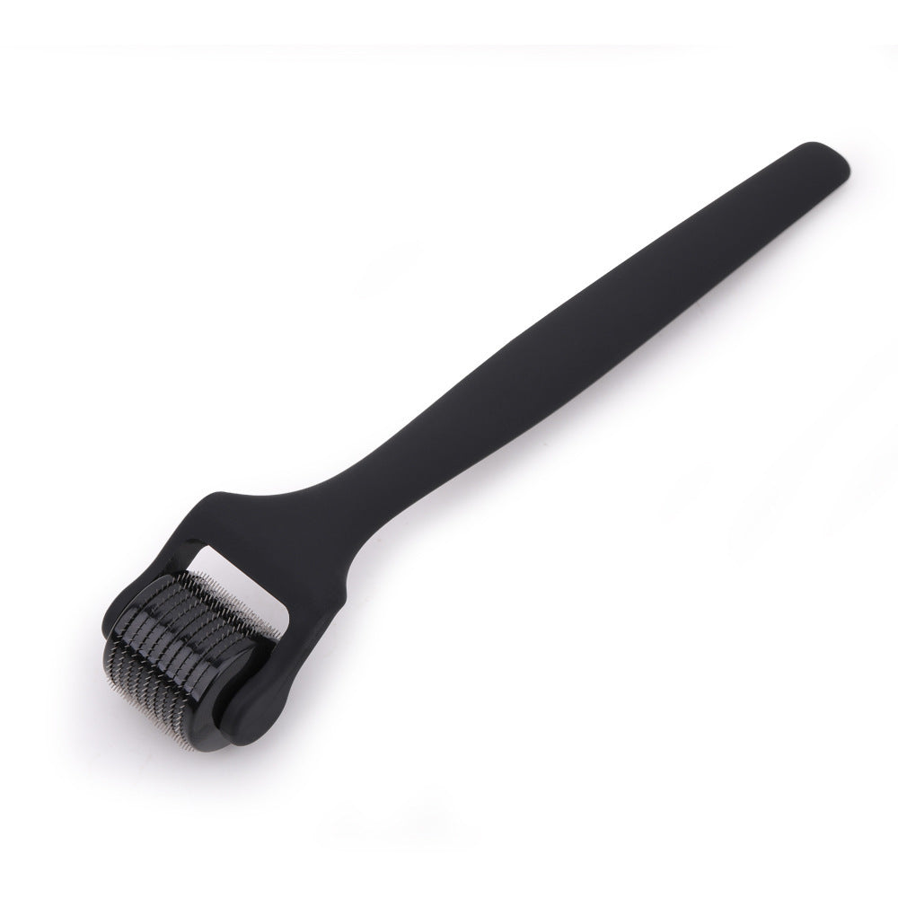 HKM-689491 Matte 540 Microneedle Roller with Rubber Oil Handle for Precision Skin Treatment