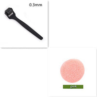 HKM-689491 Matte 540 Microneedle Roller with Rubber Oil Handle for Precision Skin Treatment