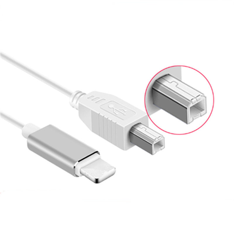 KTX-044307 Versatile 3-in-1 Electric Piano Keyboard Data Cable - USB, Lightning, Micro USB, TYPE-C, 1m