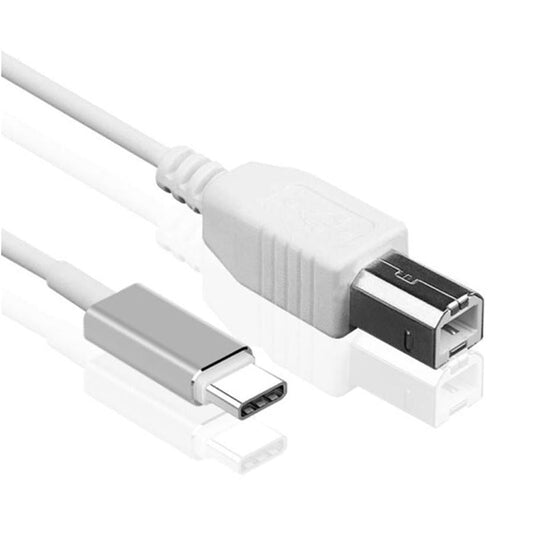 KTX-044307 Versatile 3-in-1 Electric Piano Keyboard Data Cable - USB, Lightning, Micro USB, TYPE-C, 1m