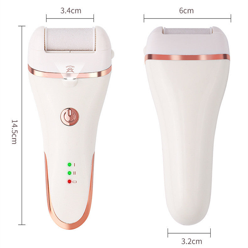 HKM-409299 Electric Waterproof Foot Peel Machine with USB Charging and Multiple Sanding Heads