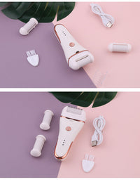 HKM-409299 Electric Waterproof Foot Peel Machine with USB Charging and Multiple Sanding Heads