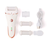 HKM-409299 Electric Waterproof Foot Peel Machine with USB Charging and Multiple Sanding Heads