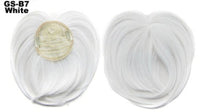 HKM-757651 Short High Temperature Silk Chemical Fiber Wig with Peach Heart Bangs for Men