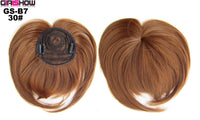 HKM-757651 Short High Temperature Silk Chemical Fiber Wig with Peach Heart Bangs for Men
