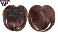HKM-757651 Short High Temperature Silk Chemical Fiber Wig with Peach Heart Bangs for Men