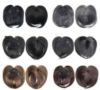 HKM-757651 Short High Temperature Silk Chemical Fiber Wig with Peach Heart Bangs for Men