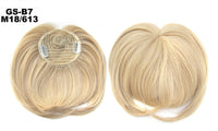 HKM-757651 Short High Temperature Silk Chemical Fiber Wig with Peach Heart Bangs for Men